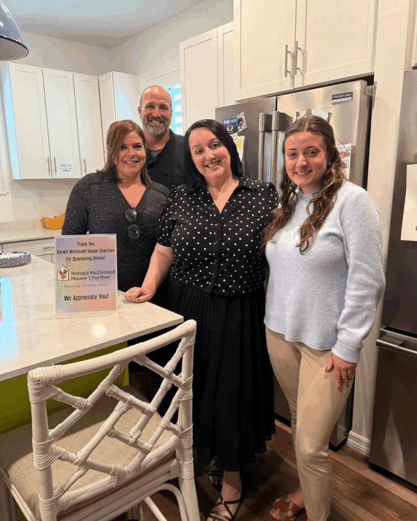 Serving a Meal at Valerie's House