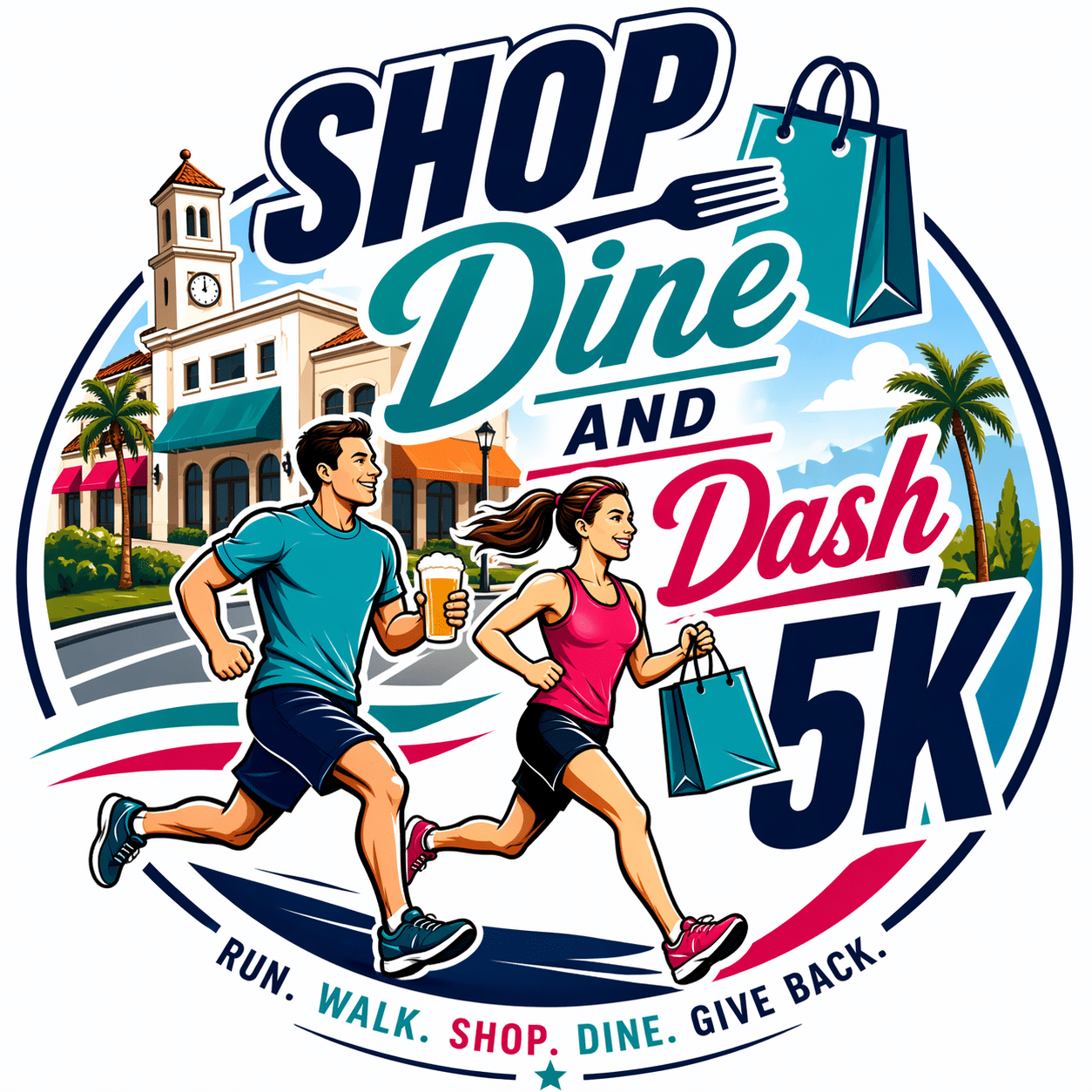 Shop, Dine, and Dash 5k